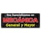 Signmission Mecanica General Y Mayor Banner Concession Stand Food Truck Single Sided B-30104 - alternate 1